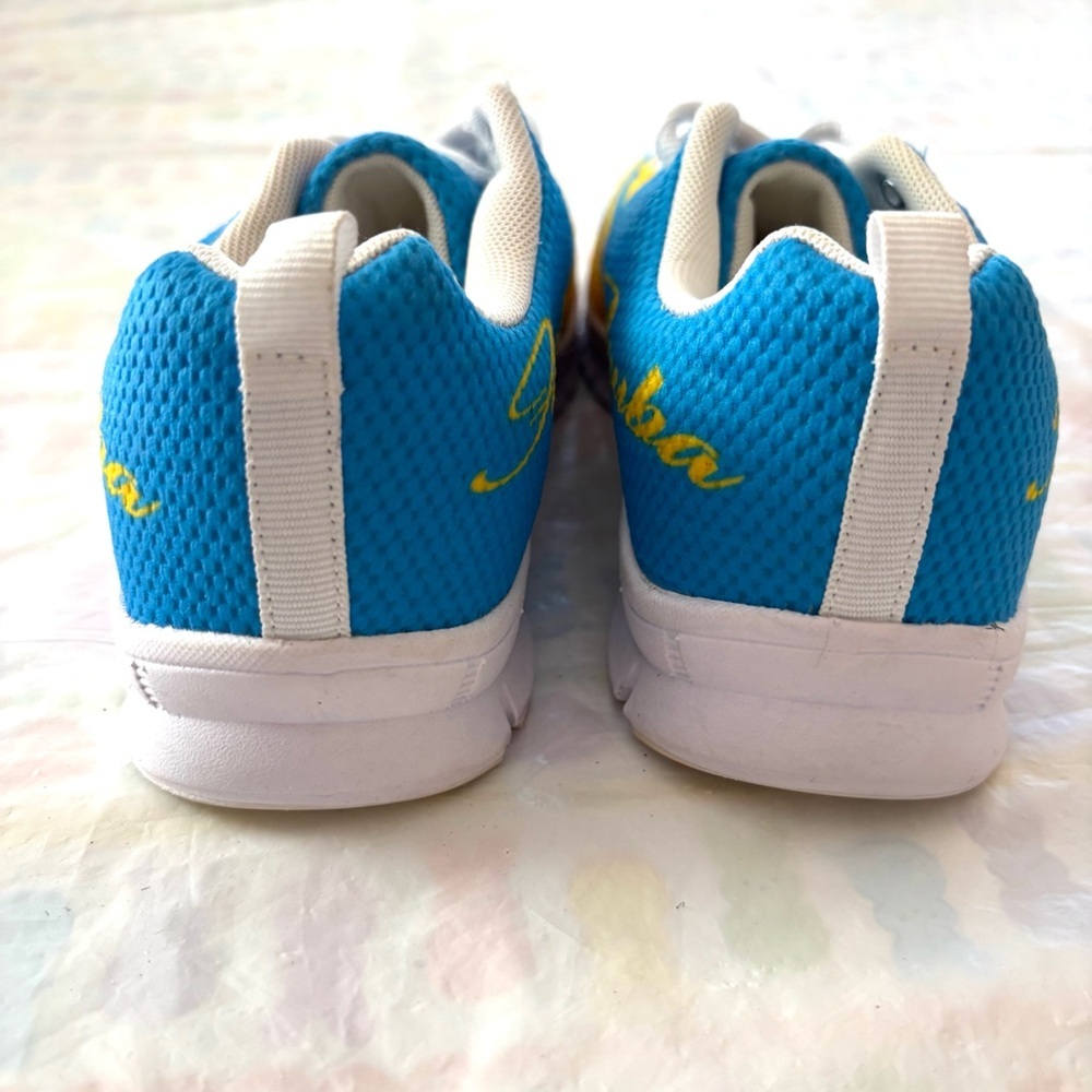NWOT Aruba Special Sneakers Blue and Yellow Athletic Sneakers SZ 6 - Picture 6 of 13